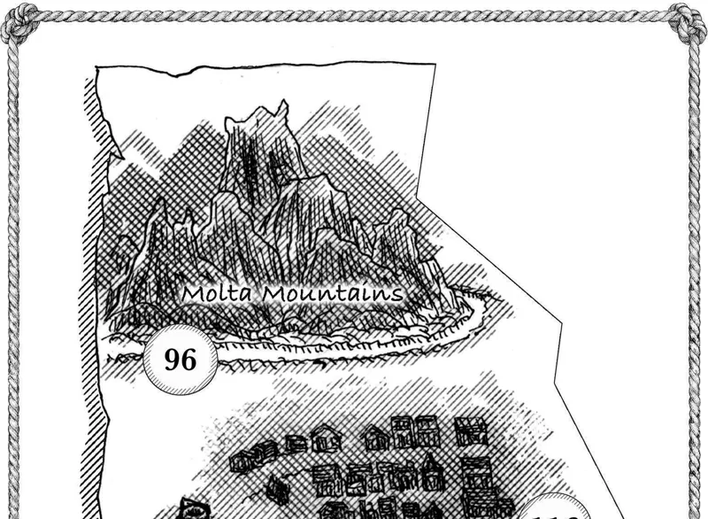 Hand-drawn map of Rocherville
